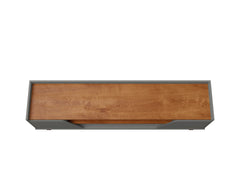 Marcus 62.99 TV Stand in Grey and Nature - Ornate Home