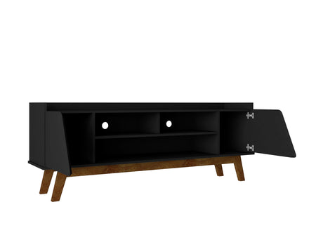 Marcus 62.99 TV Stand in Matte Black - Ornate Home