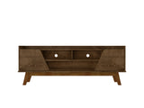 Marcus 62.99 TV Stand in Rustic Brown - Ornate Home