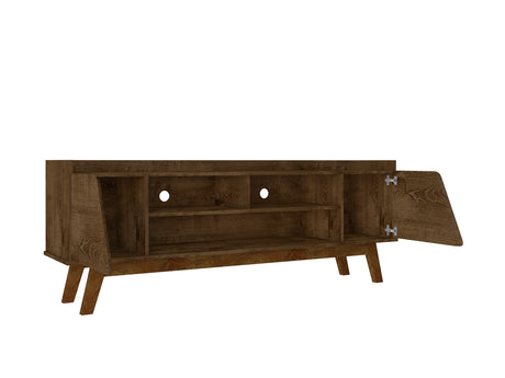 Marcus 62.99 TV Stand in Rustic Brown - Ornate Home
