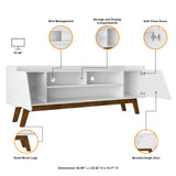 Marcus 62.99 TV Stand in White - Ornate Home