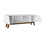 Marcus 62.99 TV Stand in White - Ornate Home