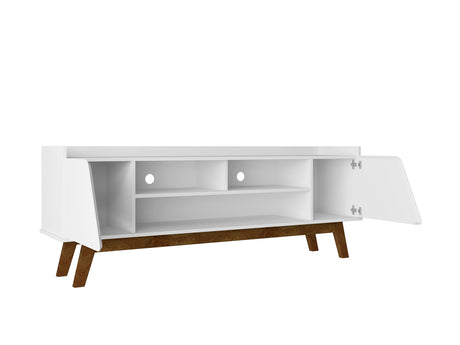 Marcus 62.99 TV Stand in White - Ornate Home