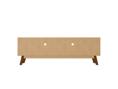 Marcus 70.86 TV Stand in Greige and Nature - Ornate Home