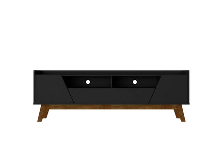 Marcus 70.86 TV Stand in Matte Black - Ornate Home