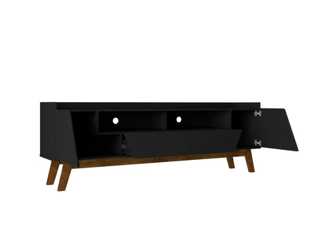 Marcus 70.86 TV Stand in Matte Black - Ornate Home