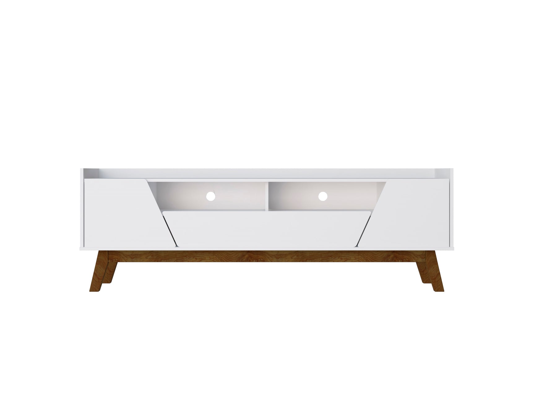 Marcus 70.86 TV Stand in White - Ornate Home