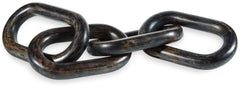 Mardelby Distressed Black Sculpture - Ornate Home