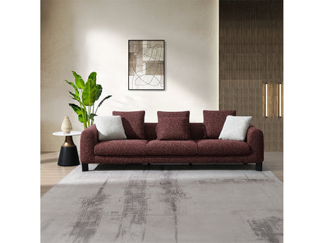 Mardi Maroon Sofa - Ornate Home