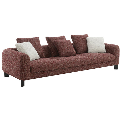 Mardi Maroon Sofa - Ornate Home