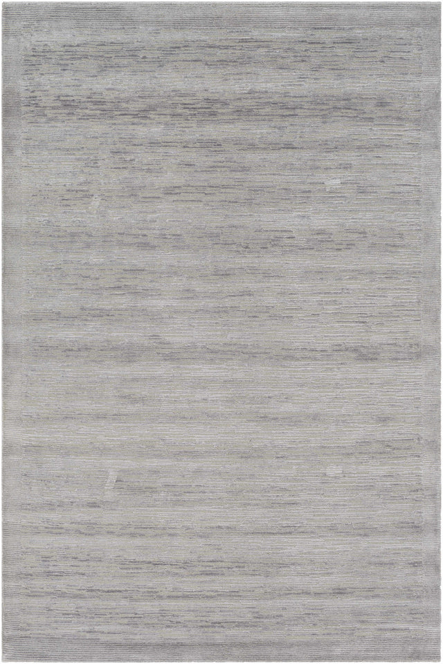 Mardi Silver Premium Wool&Silk Area Rug - Clearance - Ornate Home
