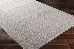 Mardi Silver Premium Wool&Silk Area Rug - Clearance - Ornate Home