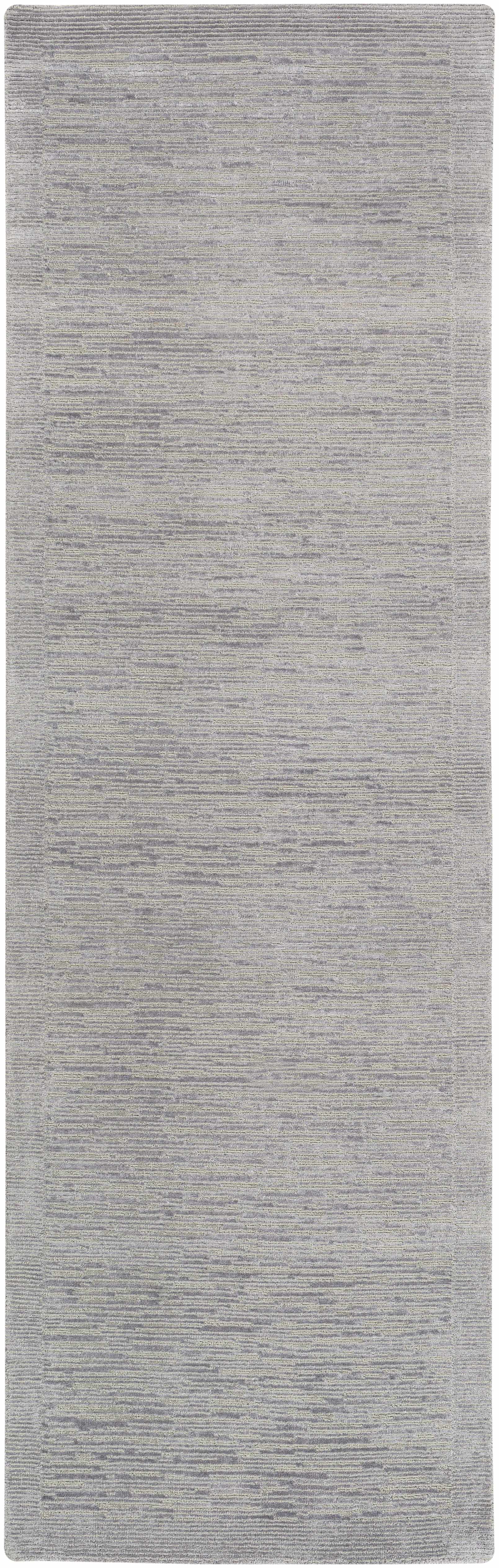 Mardi Silver Premium Wool&Silk Area Rug - Clearance - Ornate Home