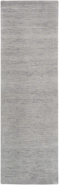 Mardi Silver Premium Wool&Silk Area Rug - Clearance - Ornate Home