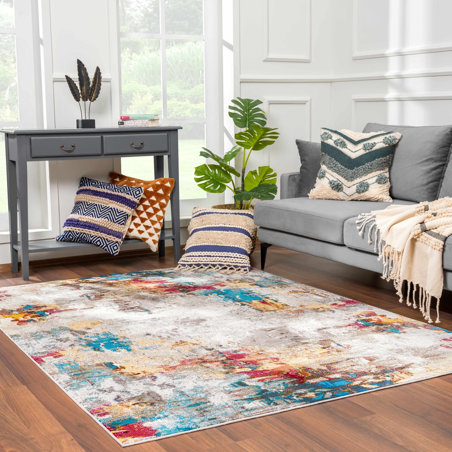 Mardin Abstract Area Rug - Clearance - Ornate Home