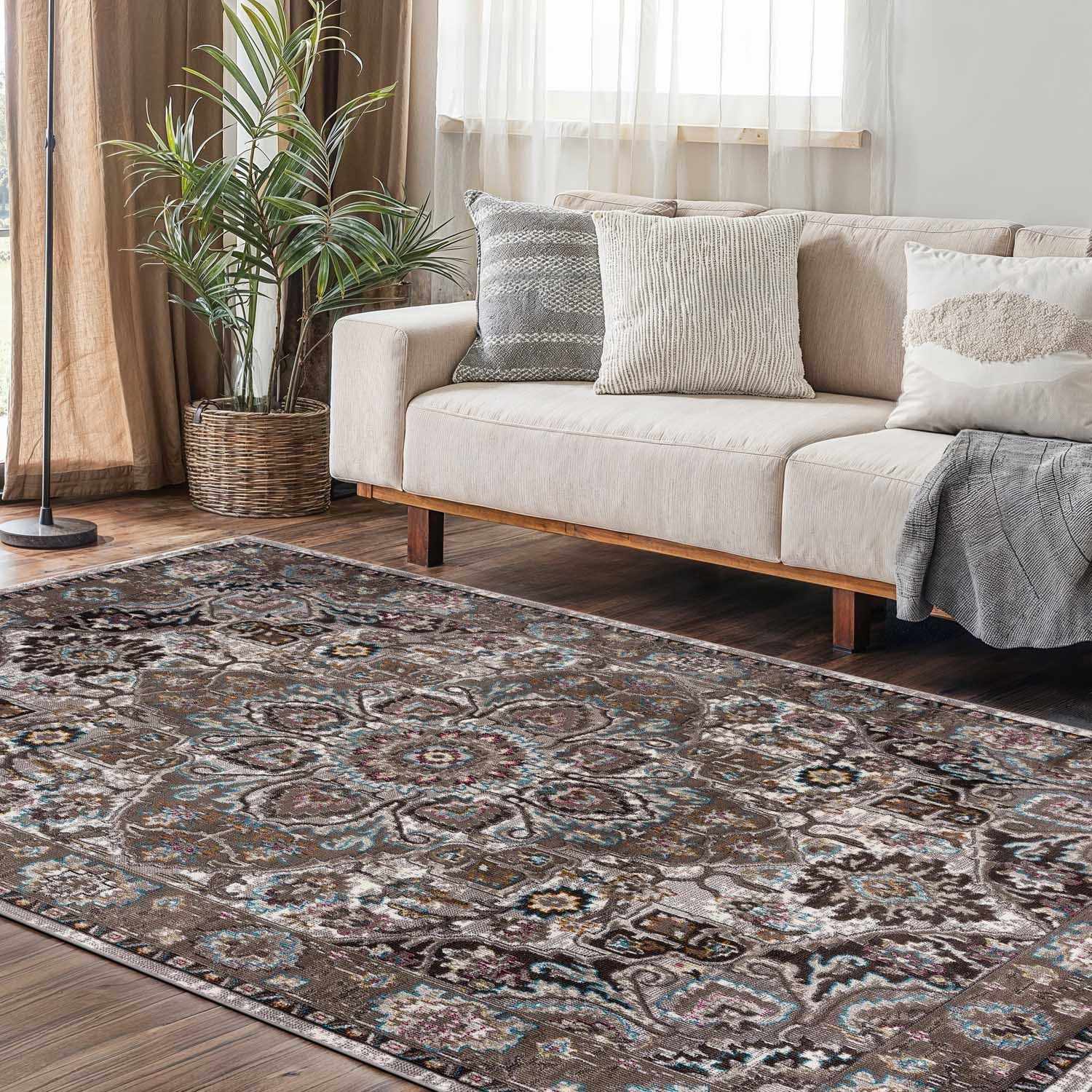 Mardin Brown Area Rug - Clearance - Ornate Home