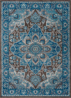 Mardin Turquoise Area Rug - Clearance - Ornate Home