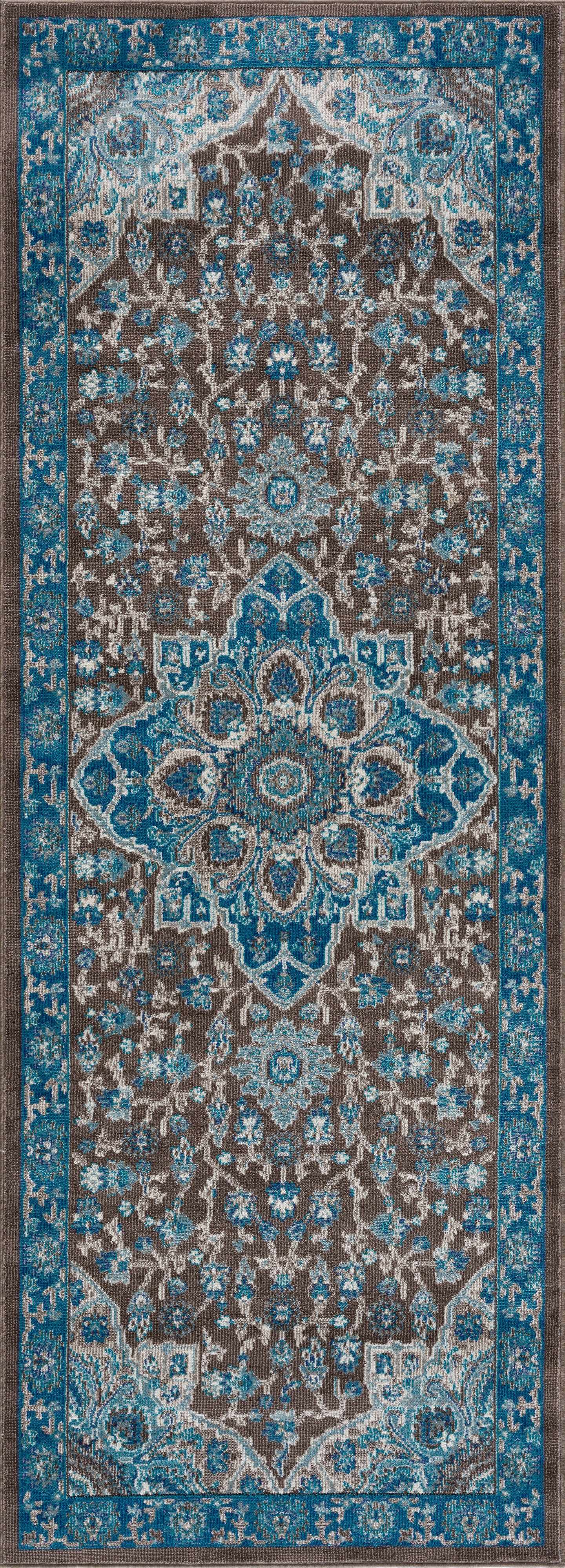 Mardin Turquoise Area Rug - Clearance - Ornate Home