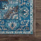 Mardin Turquoise Area Rug - Clearance - Ornate Home