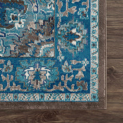 Mardin Turquoise Area Rug - Clearance - Ornate Home