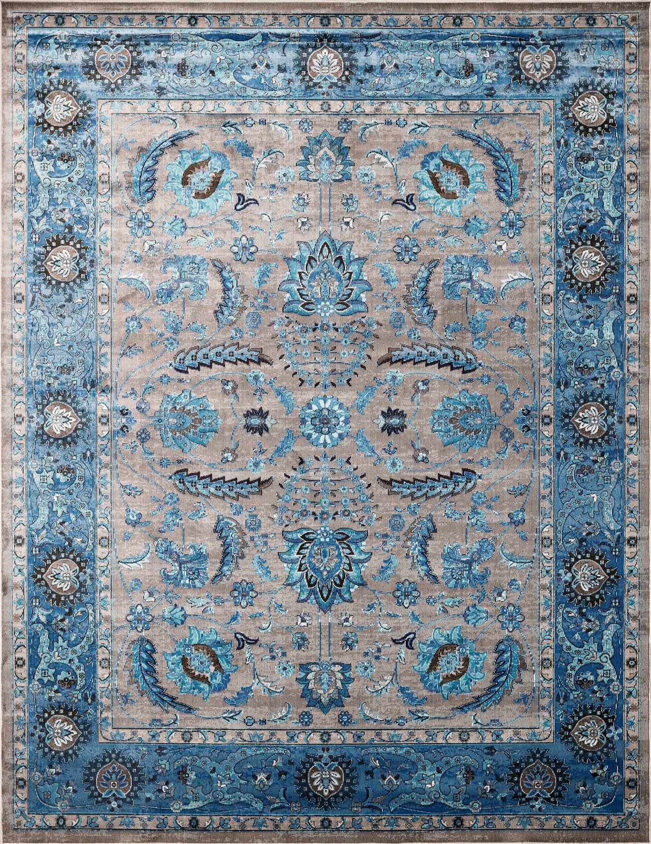 Mardina Turquoise Area Rug - Clearance - Ornate Home