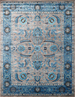 Mardina Turquoise Area Rug - Clearance - Ornate Home