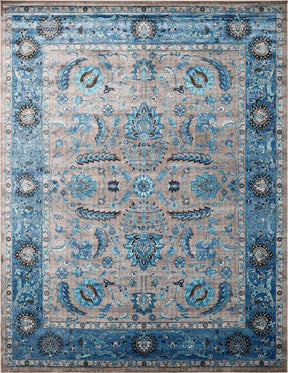 Mardina Turquoise Area Rug - Clearance - Ornate Home