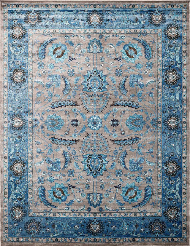 Mardina Turquoise Area Rug - Clearance - Ornate Home