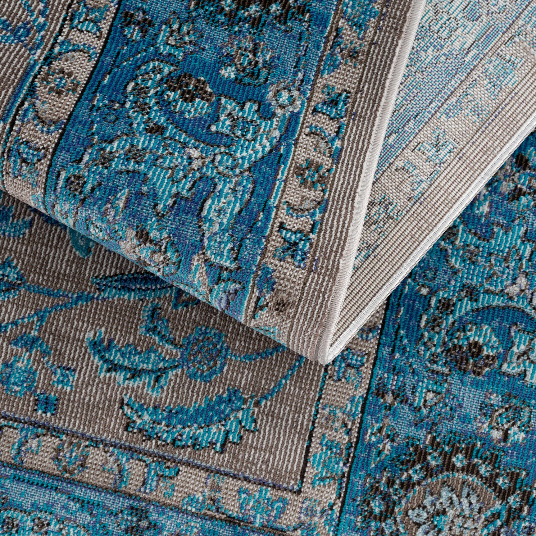 Mardina Turquoise Area Rug - Clearance - Ornate Home