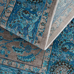 Mardina Turquoise Area Rug - Clearance - Ornate Home