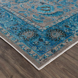 Mardina Turquoise Area Rug - Clearance - Ornate Home