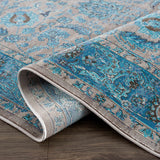 Mardina Turquoise Area Rug - Clearance - Ornate Home