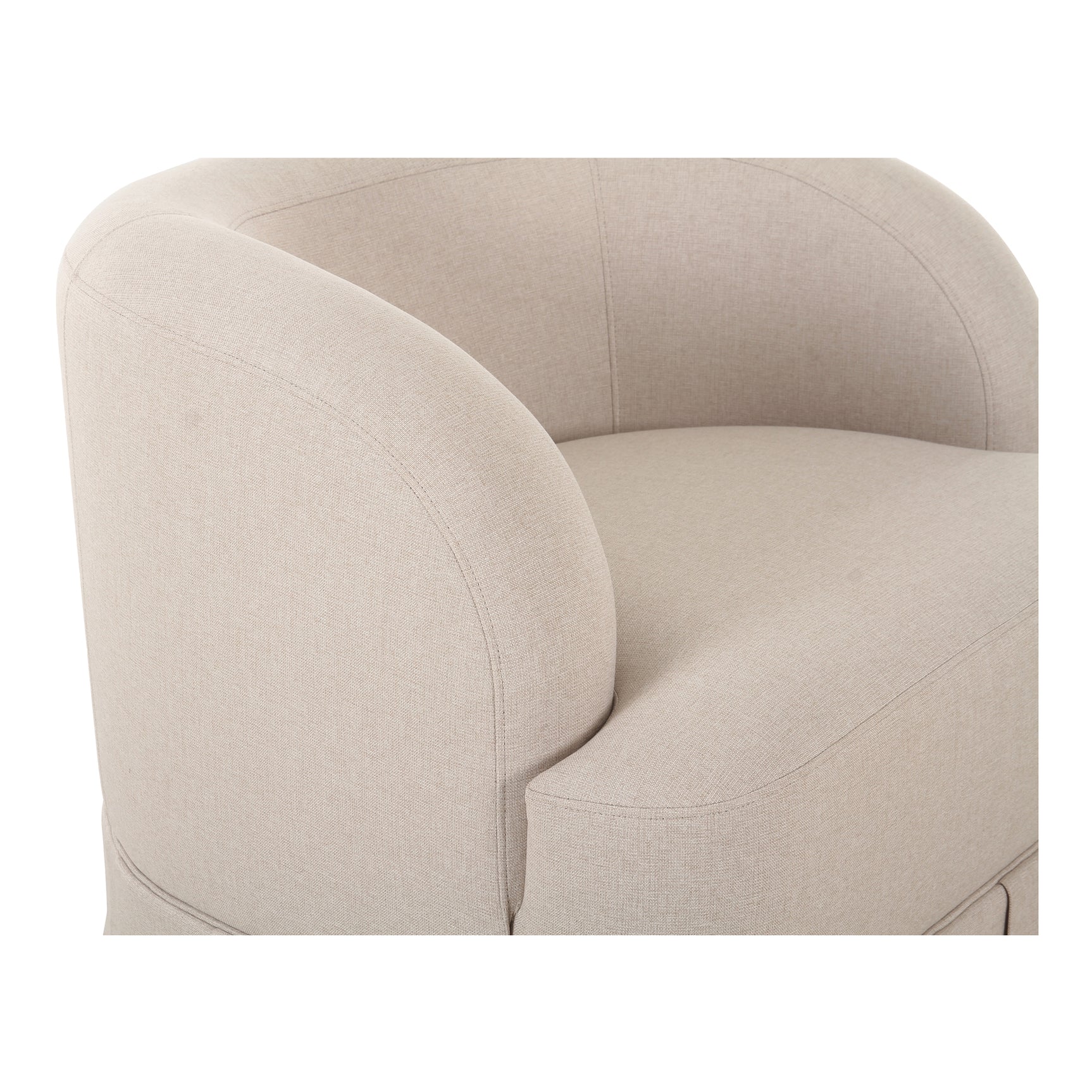 Maren Beige Swivel Chair - Ornate Home