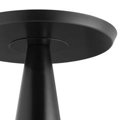 Maren Black Round Side Table - Ornate Home