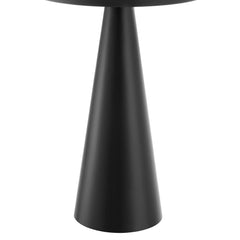 Maren Black Round Side Table - Ornate Home