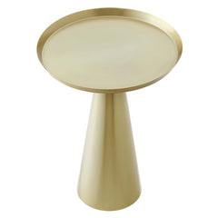 Maren Brass Round Side Table - Ornate Home