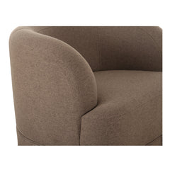 Maren Brown Swivel Chair - Ornate Home