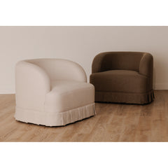Maren Brown Swivel Chair - Ornate Home
