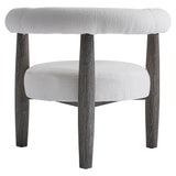 Maren Smoked Truffle/White/Cream Outdoor Chair - Ornate Home