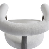 Maren Smoked Truffle/White/Cream Outdoor Chair - Ornate Home