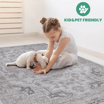 Marfi Non-Shedding Indoor Area Rug 5' x 7' - Ornate Home