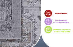 Marfi Non-Shedding Indoor Area Rug 5' x 7' - Ornate Home