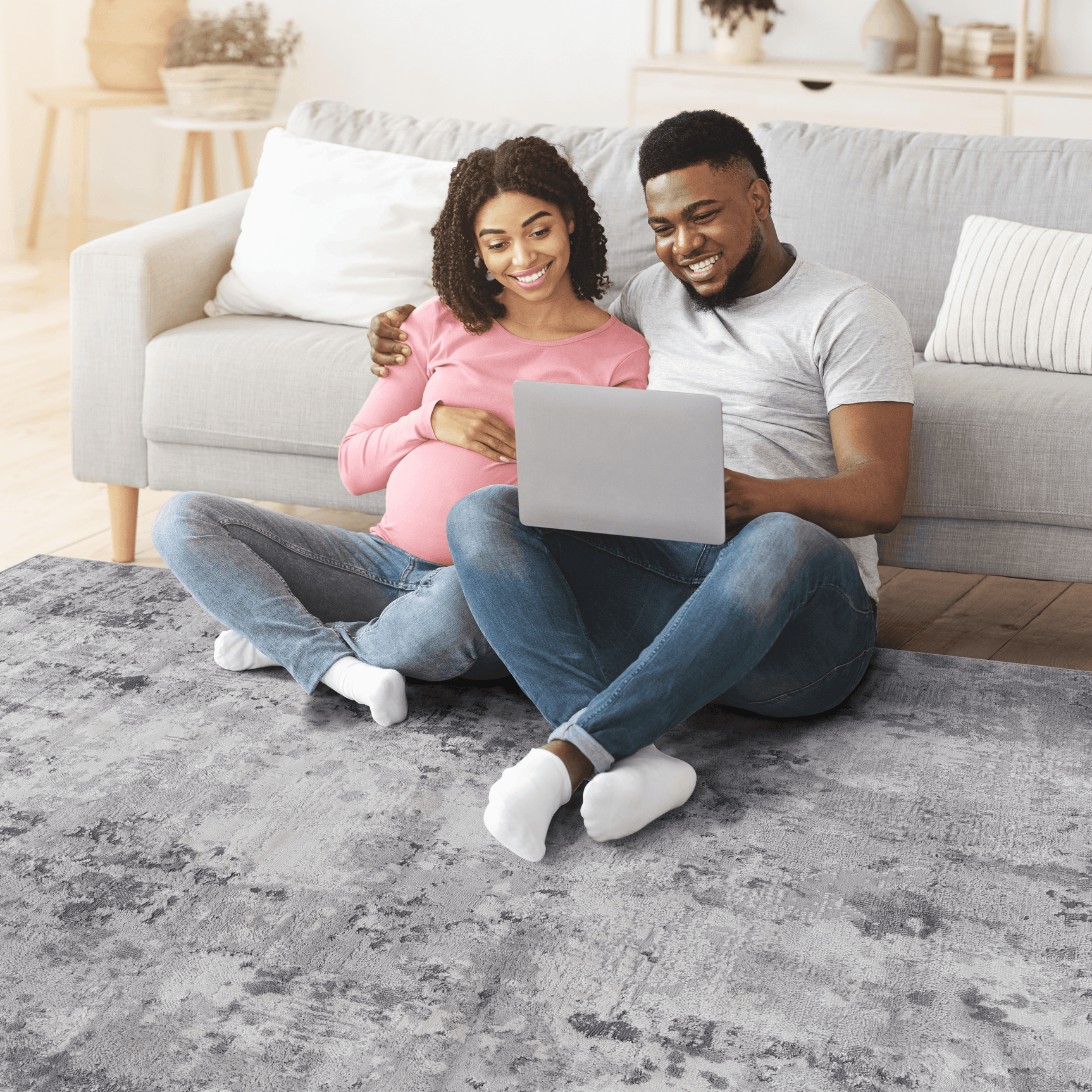 Marfi Non-Shedding Indoor Area Rug 5' x 7' - Ornate Home