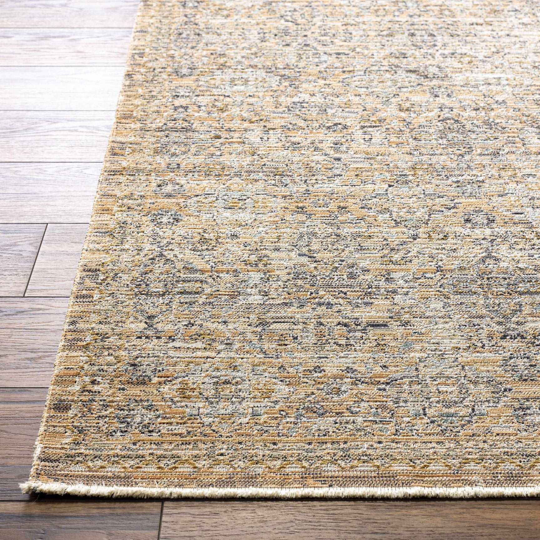 Margaret Beige & Blue Washable Outdoor Rug - Becki Owens x Livabliss - Clearance - Ornate Home