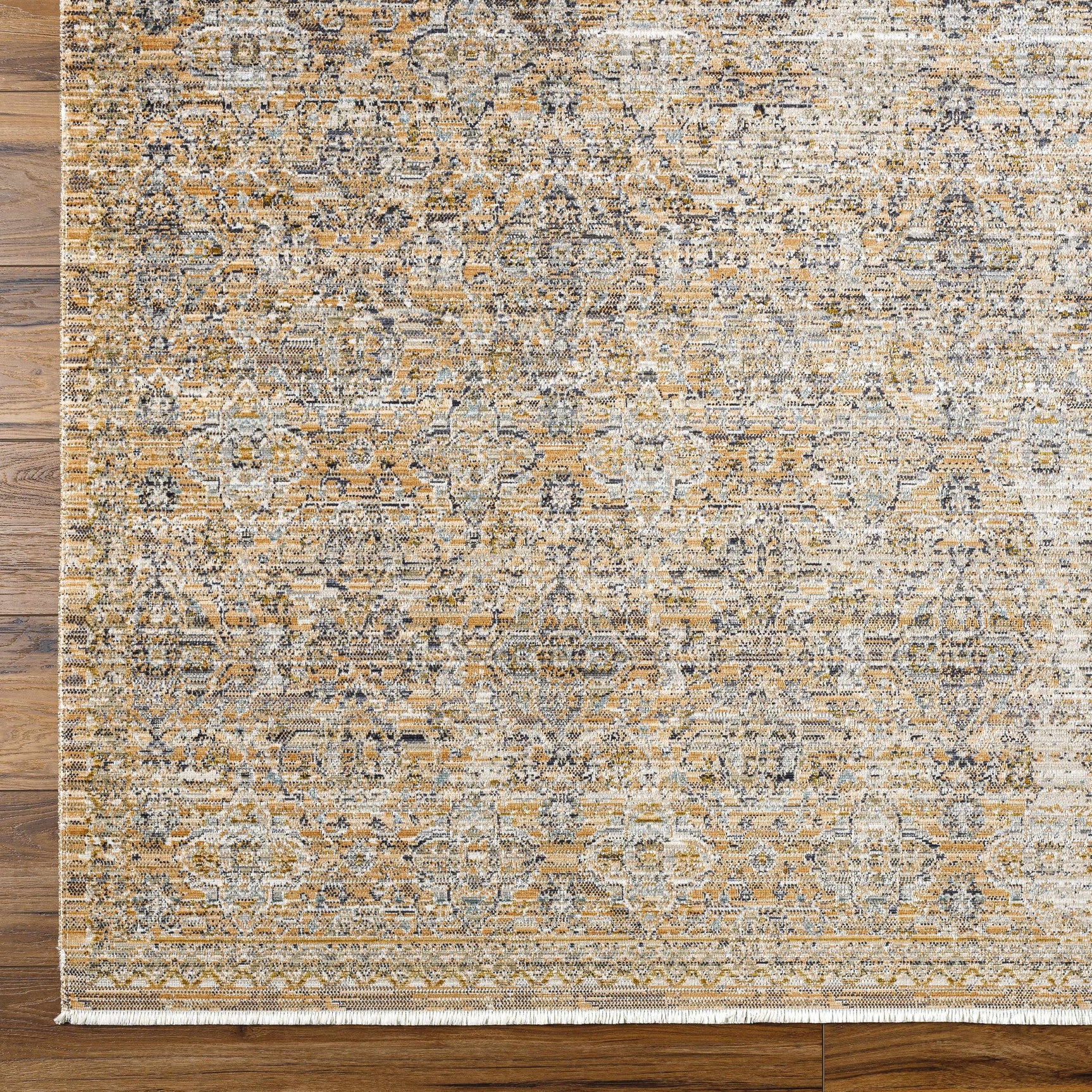 Margaret Beige & Blue Washable Outdoor Rug - Becki Owens x Livabliss - Clearance - Ornate Home