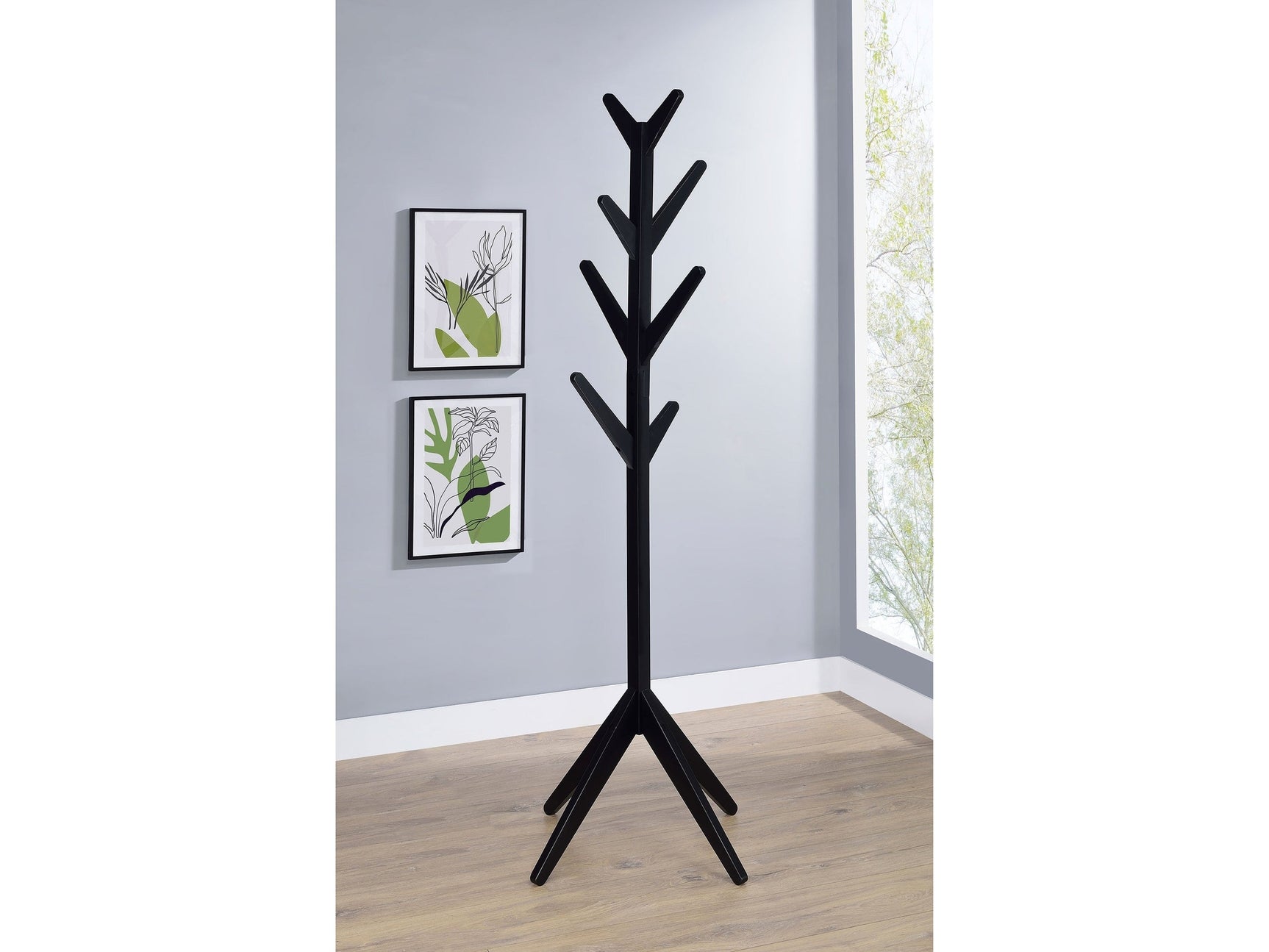 Margaret Black Coat Rack - Ornate Home