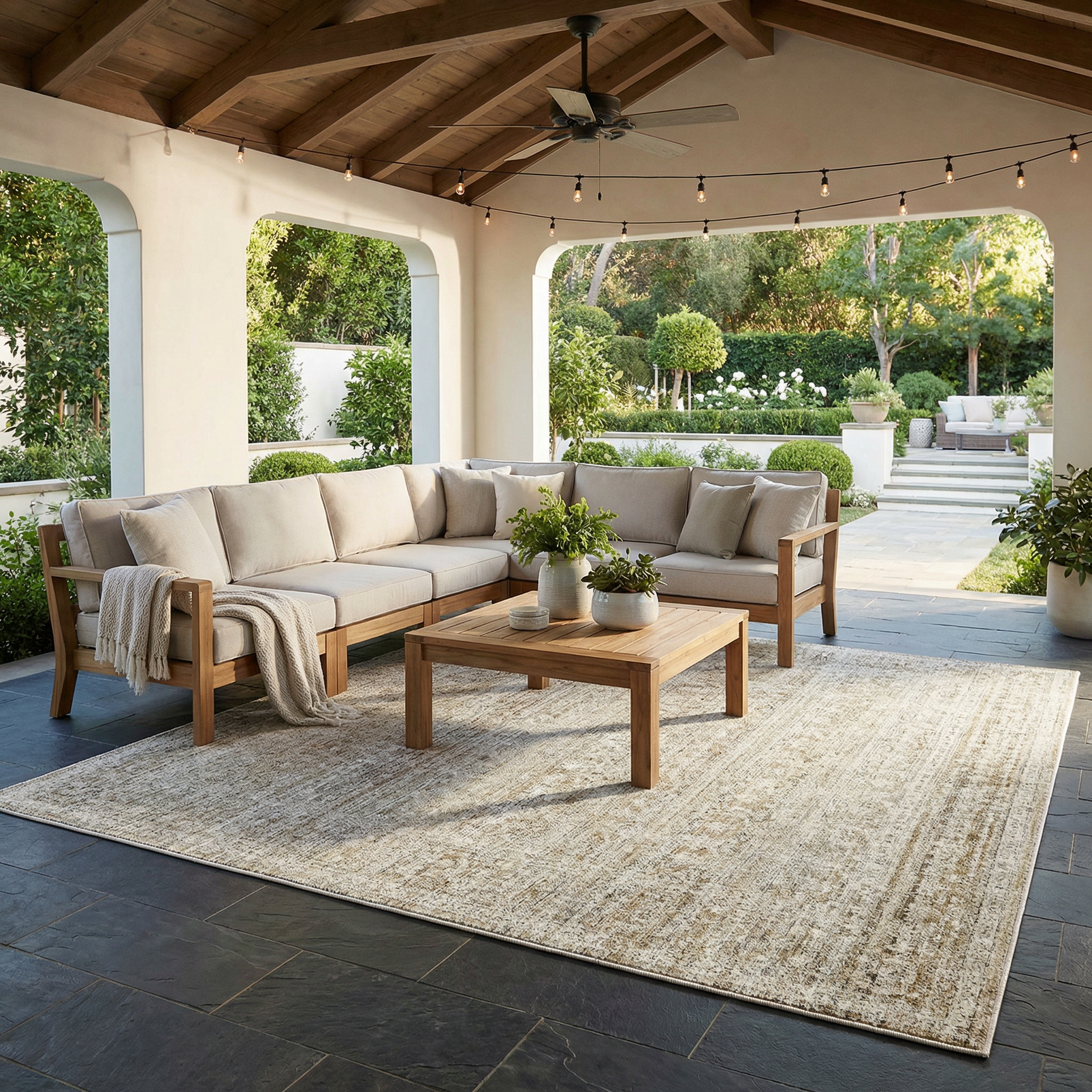 Margaret Outdoor Machine Woven Becki Owens x LIVABLISS BOMG-2311 Washable Area Rug - Ornate Home