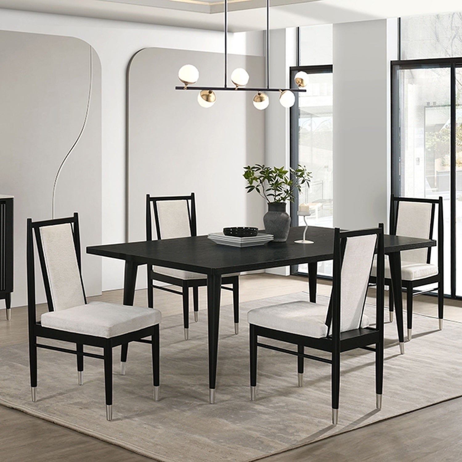 Margate Black Side Chair (Set of 2) - Ornate Home