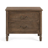 Margaux Toasted Chestnut 2-Drawer Nightstand