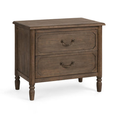 Margaux Toasted Chestnut 2-Drawer Nightstand